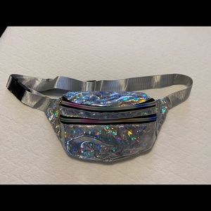 Silver holographic Fanny pack